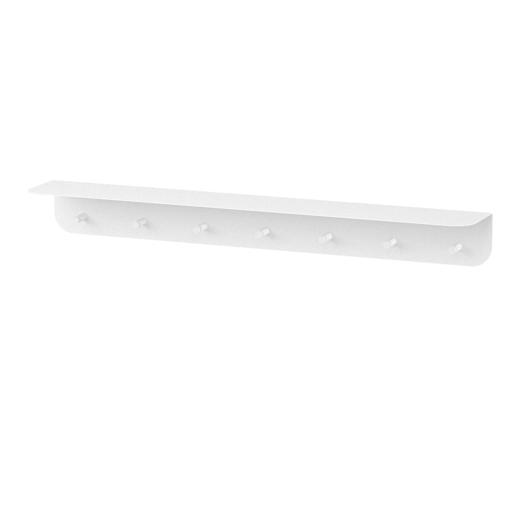 Perchero Milano blanco de 90 cm sobre fondo claro