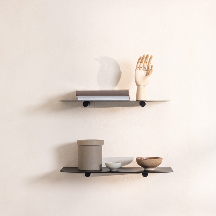 Estantería de pared metálica Kyoto – repisa flotante minimalista-3
