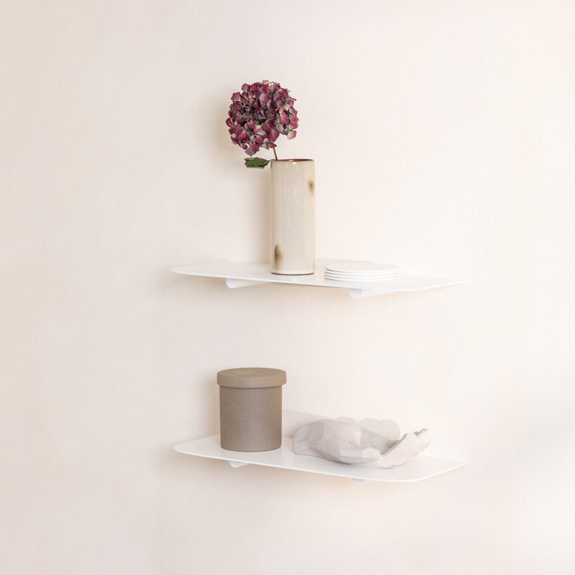 Estantería de pared metálica Kyoto – repisa flotante minimalista-2