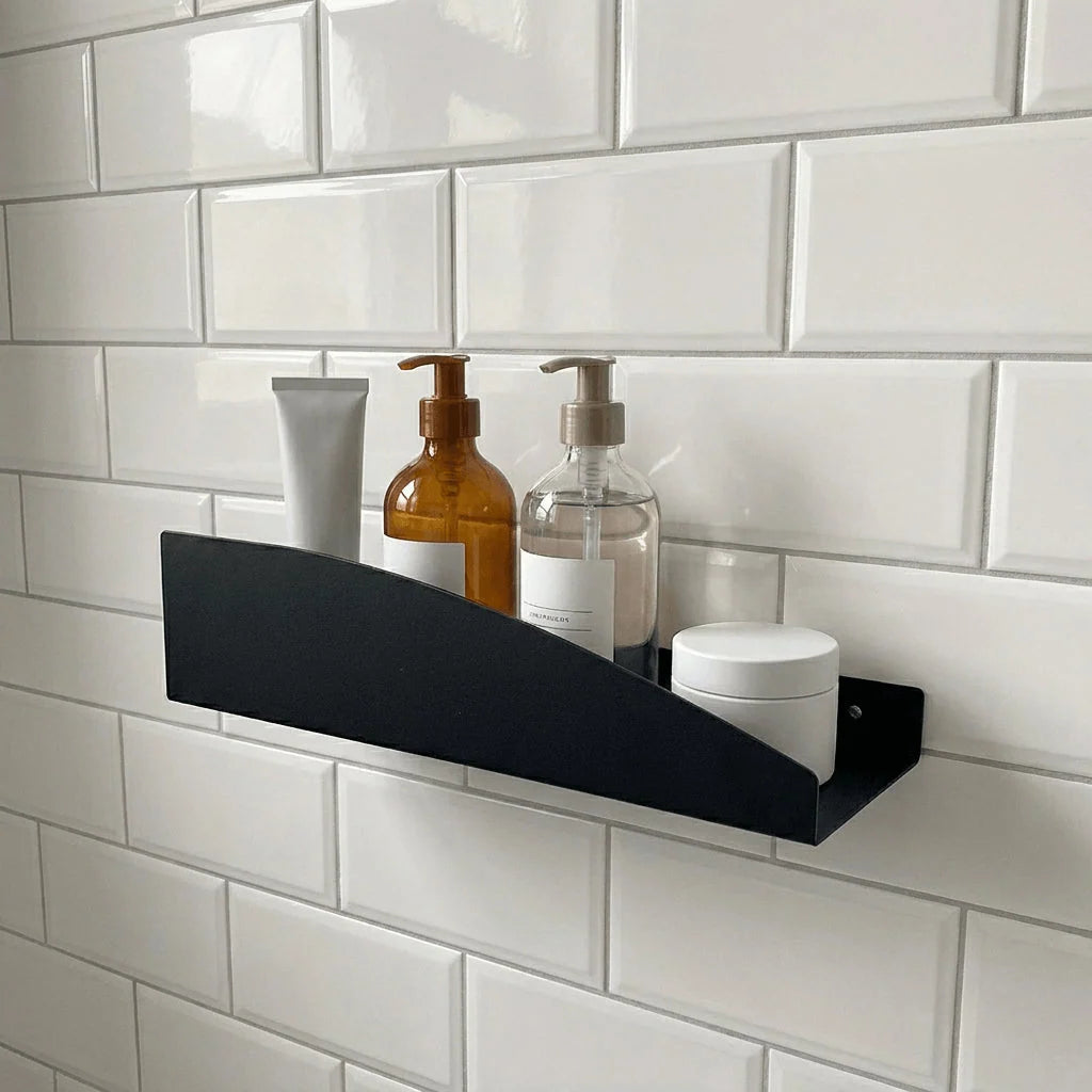 Estantería de pared metálica Torino – repisa flotante mediana-0