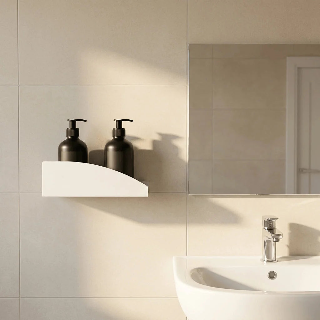 Estantería de pared metálica Torino – repisa flotante mediana-2