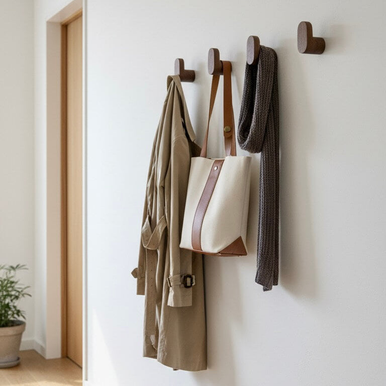 Perchas Verona – colgadores de pared en madera maciza-0